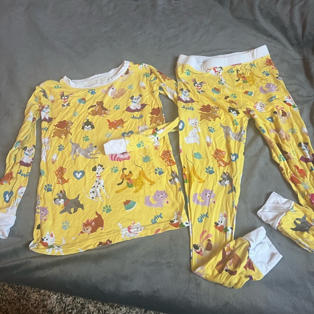 Little sleepies disney dogs bamboo pajamas